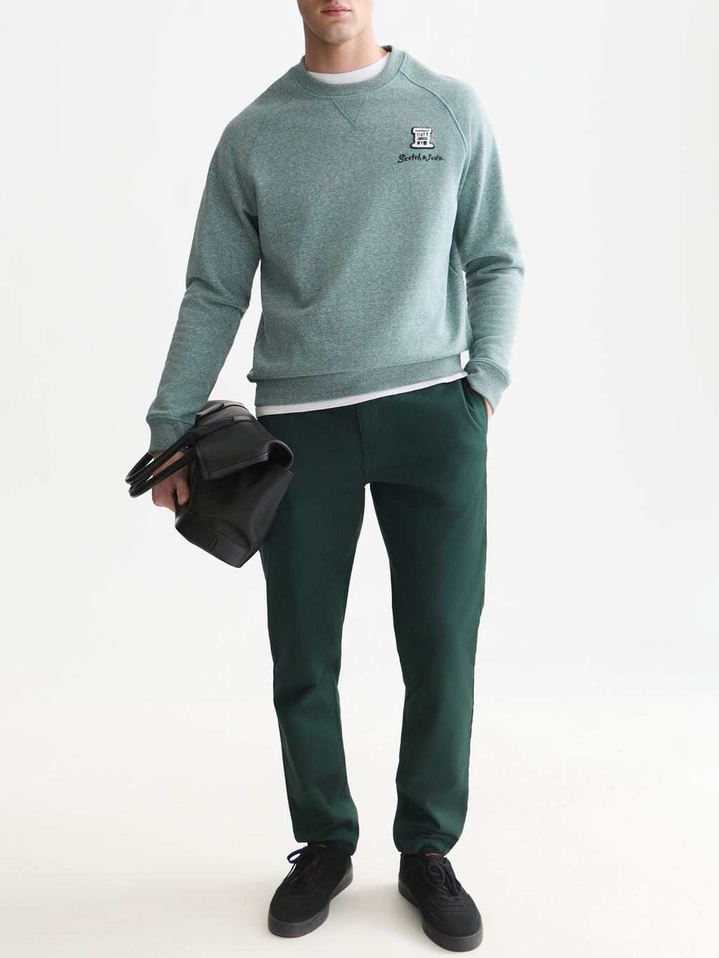 Melange Regular-Fit Sweatshirt