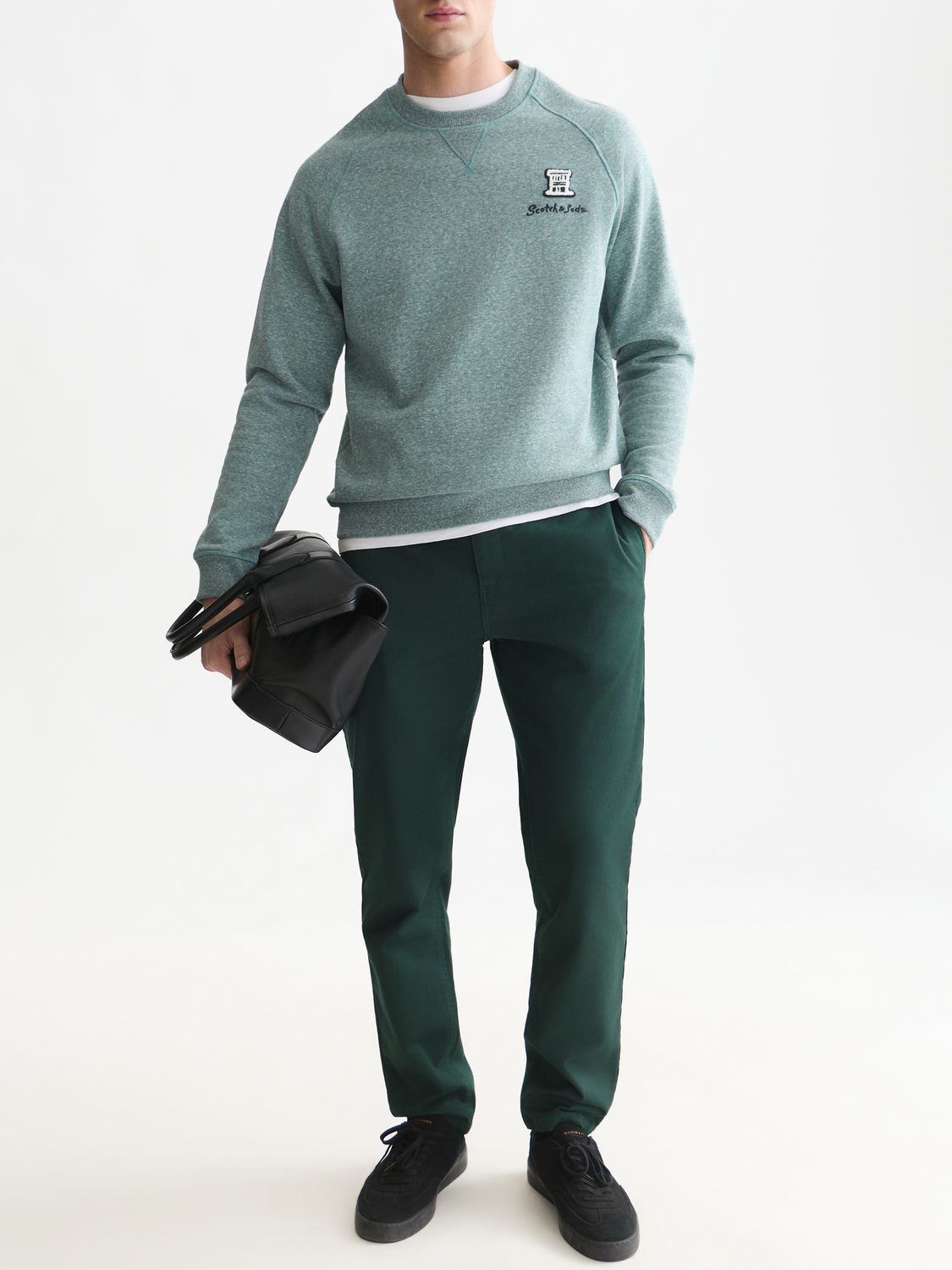 Melange Regular-Fit Sweatshirt