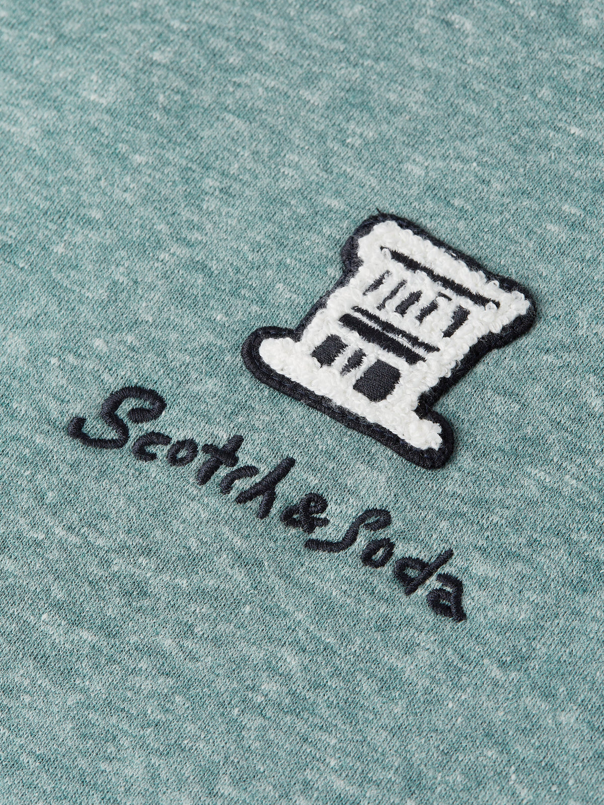 Melange-Sweatshirt in regulärer Passform