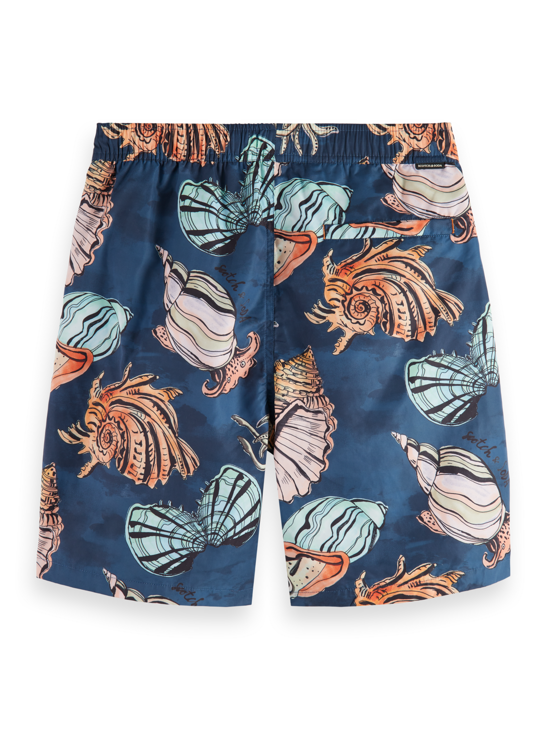 Seashells Black AOP