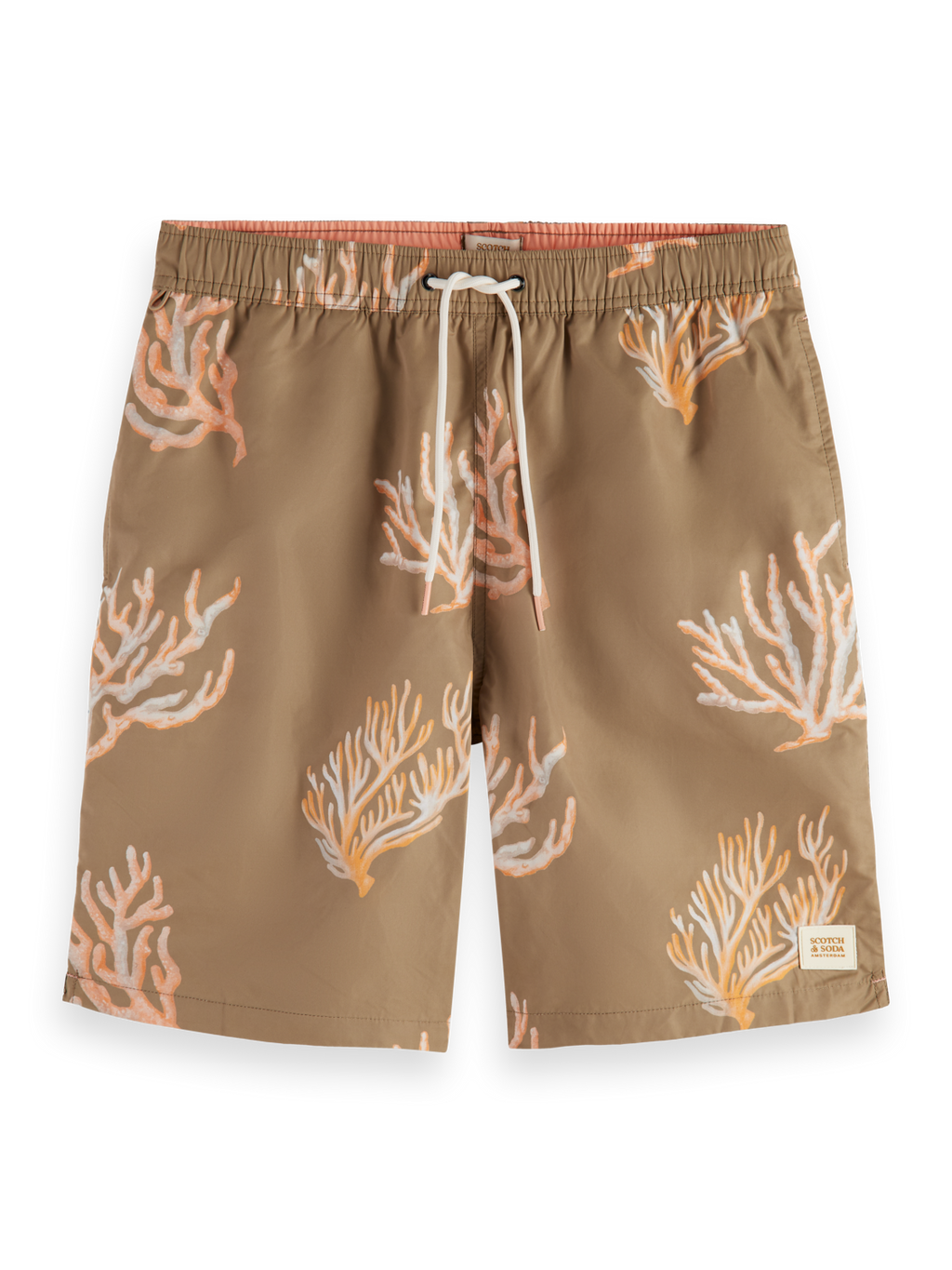 Taupe Coral AOP