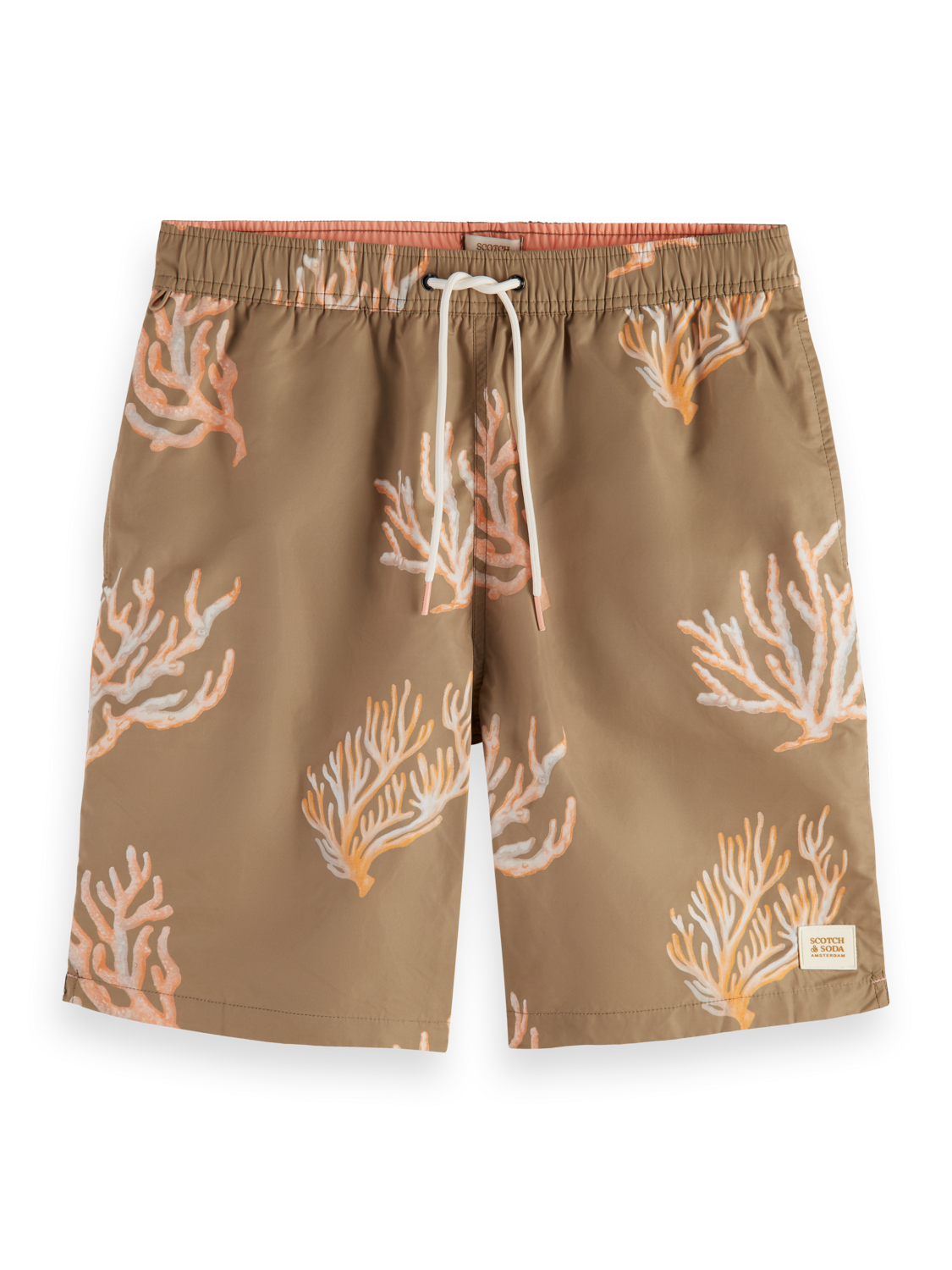 Taupe Coral AOP