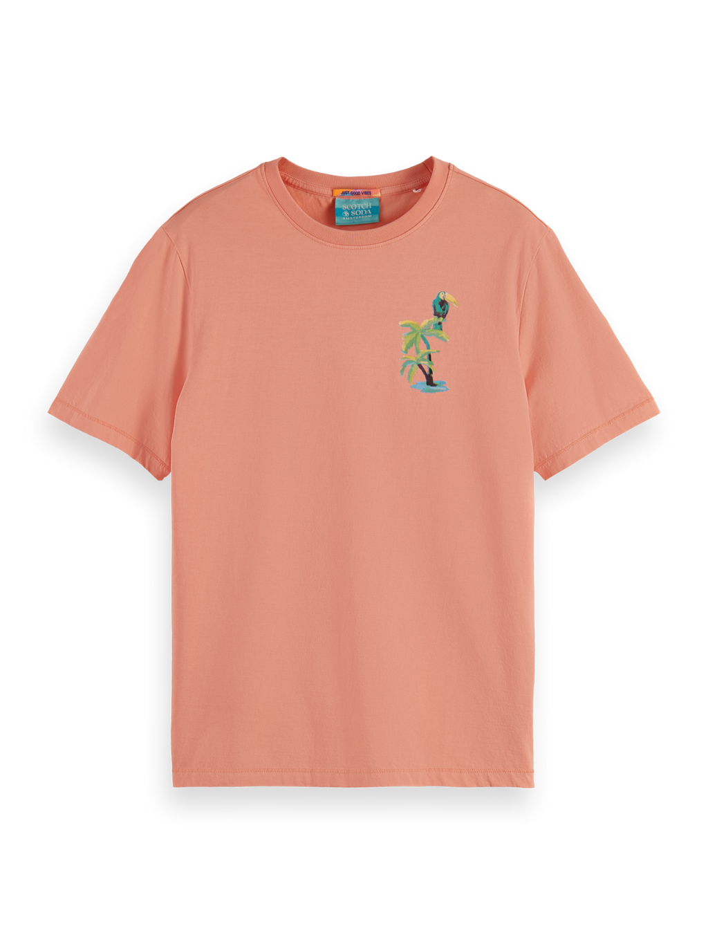 Coral Reef Dip Dye Printed T-Shirt