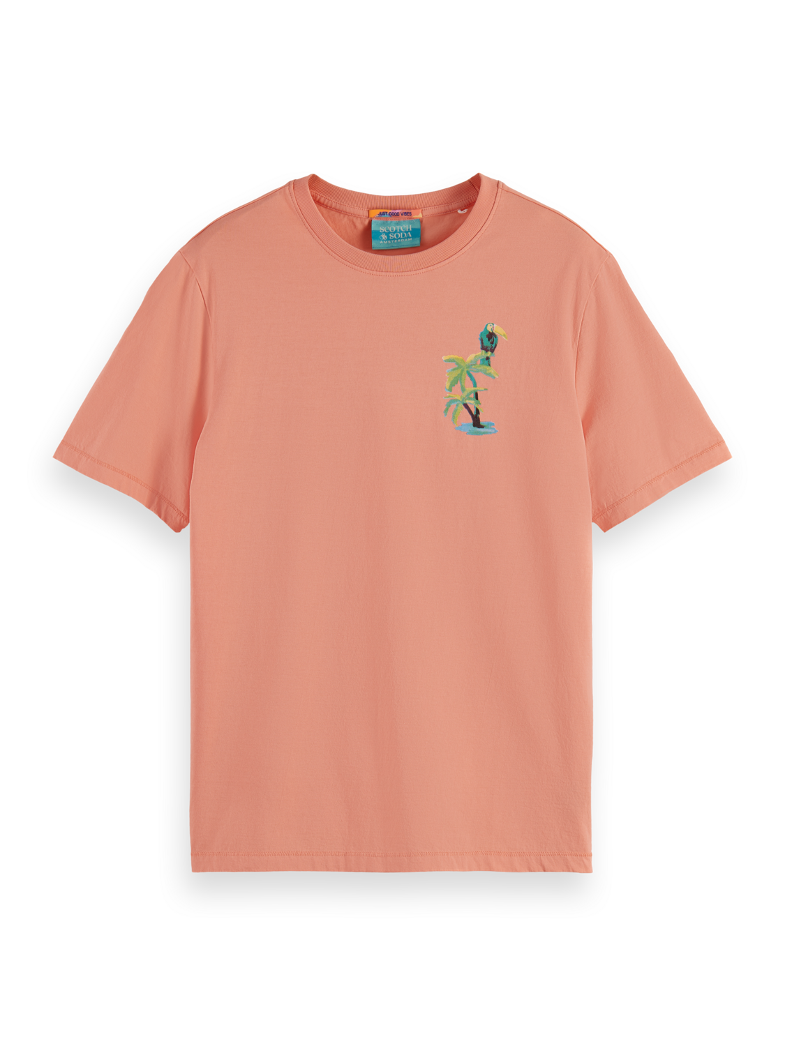 Coral Reef Dip Dye Printed T-Shirt