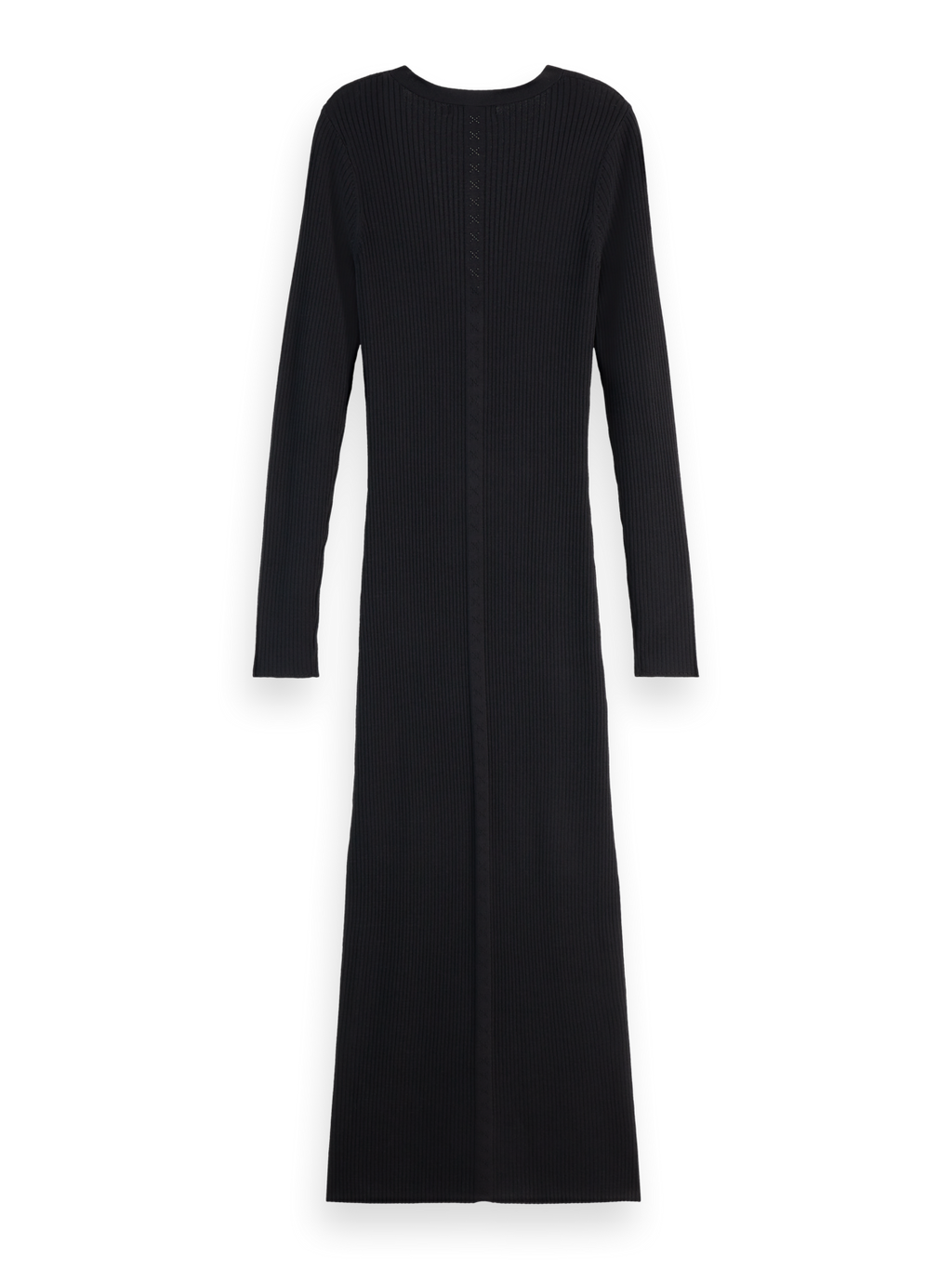 Ribbed Knit Midi Dress