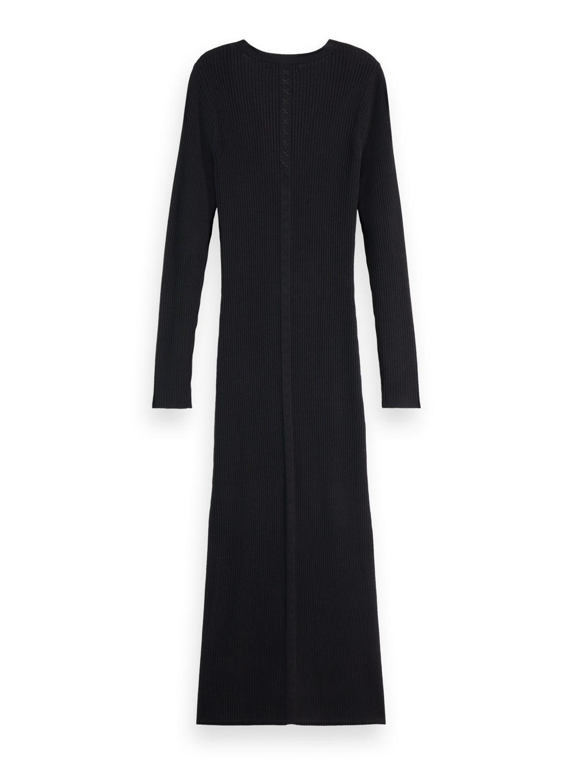 Ribbed Knit Midi Dress