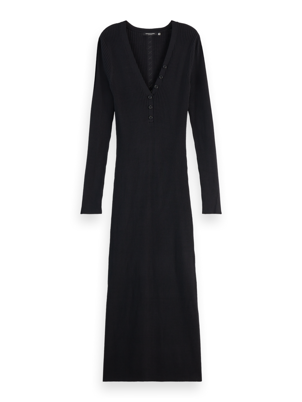 Ribbed Knit Midi Dress