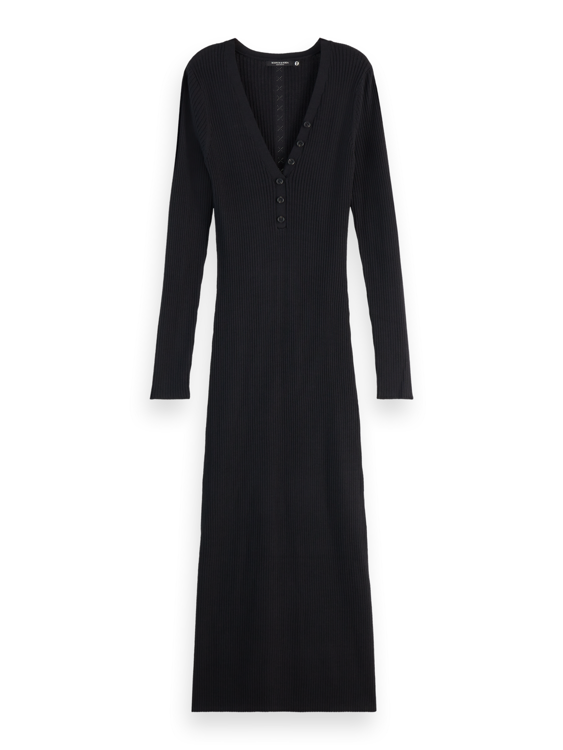 Ribbed Knit Midi Dress