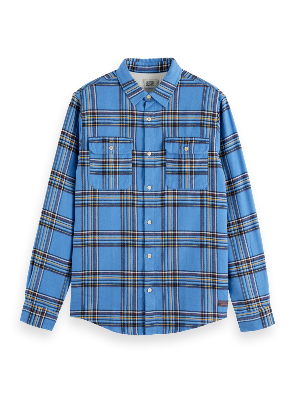 Regular-Fit Multi Flannel Check Shirt