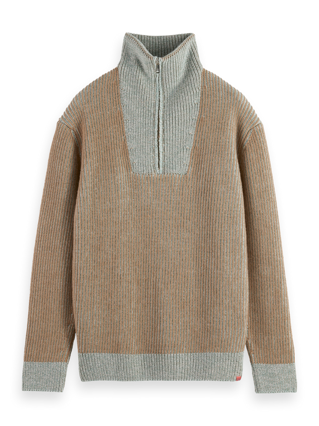 Troyer Quarter Zip Alpaca Wool Blend Sweater