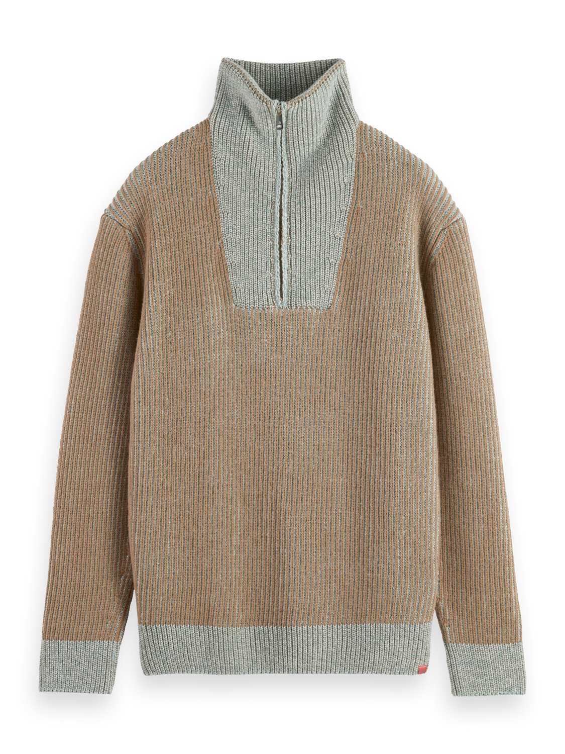 Troyer Quarter Zip Alpaca Wool Blend Sweater