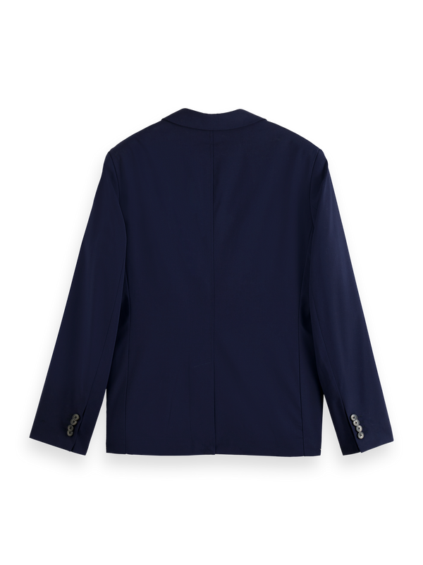 Core - Blazer en Laine Froide à Revers Pointus Non Doublé