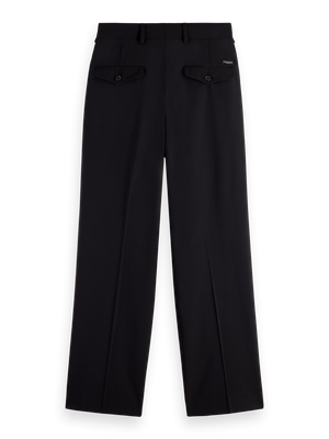Essentials —  Relaxed Straight Fit Cool-Wool Blend Chino
