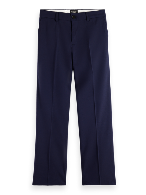 Essentiels — Chino coupe droite décontractée en laine mélangée