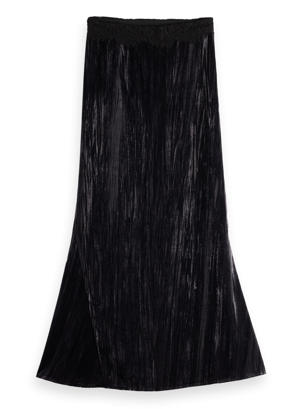 Velvet Midi Skirt