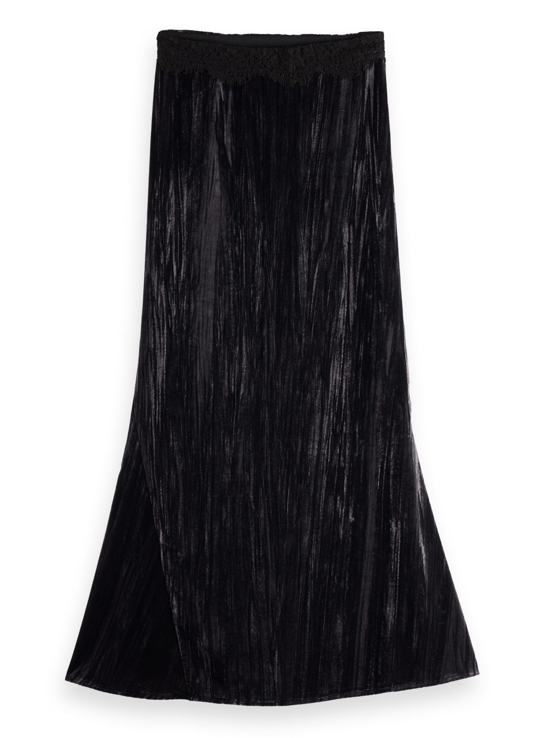 Velvet Midi Skirt