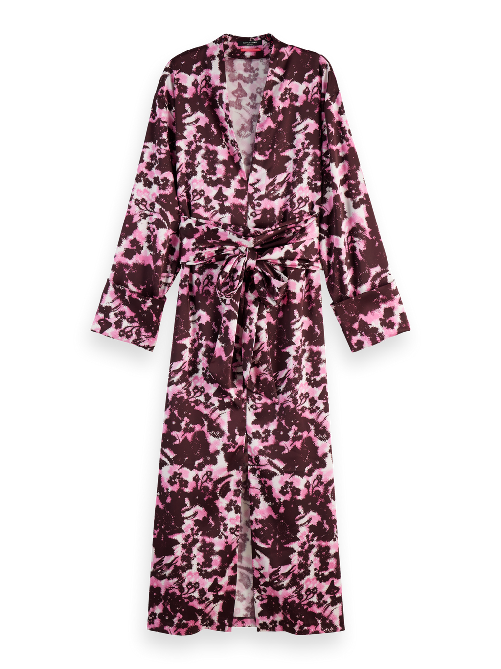 Kimono Tie Midi Dress