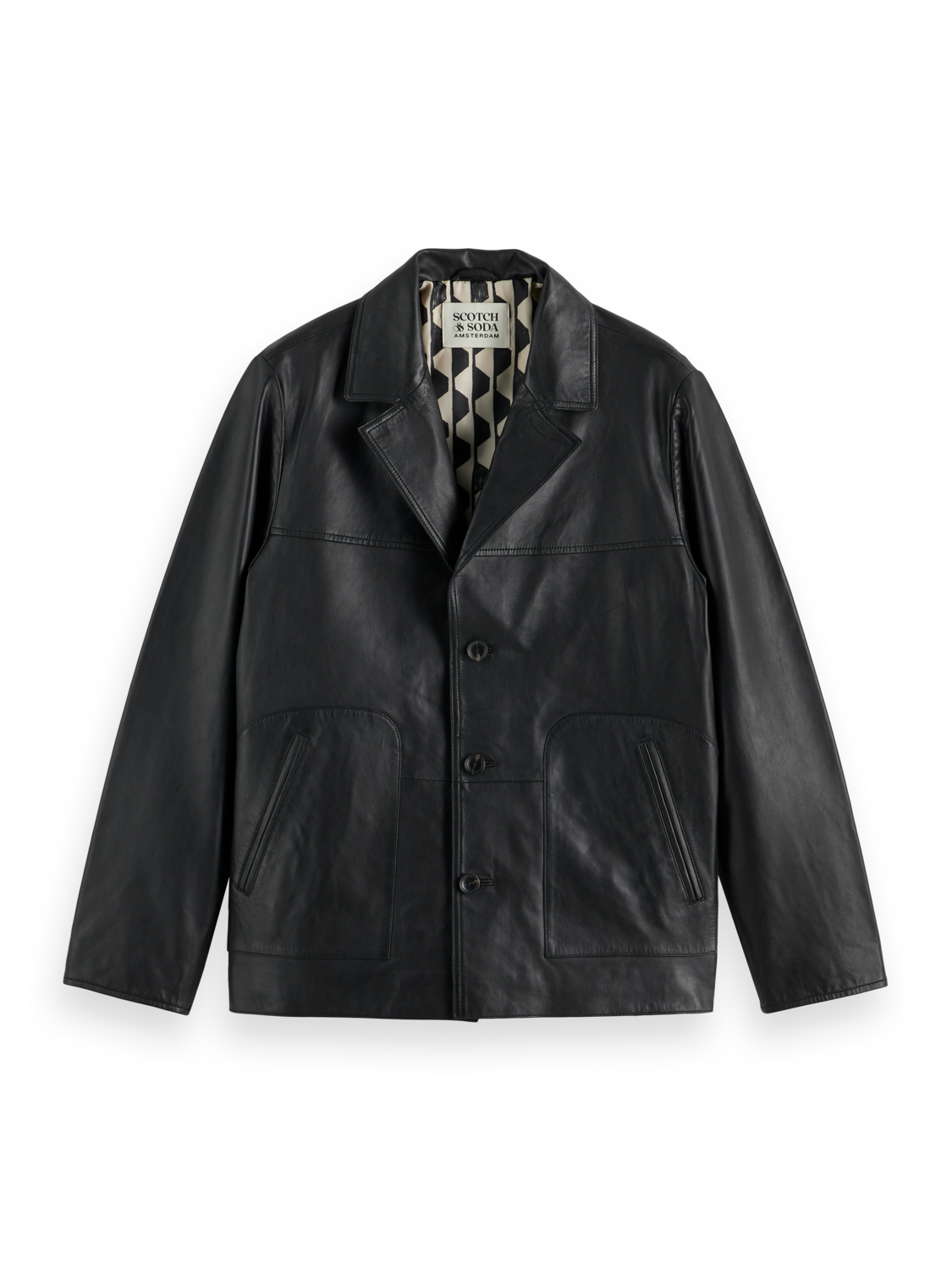 Leather Blazer Jacket