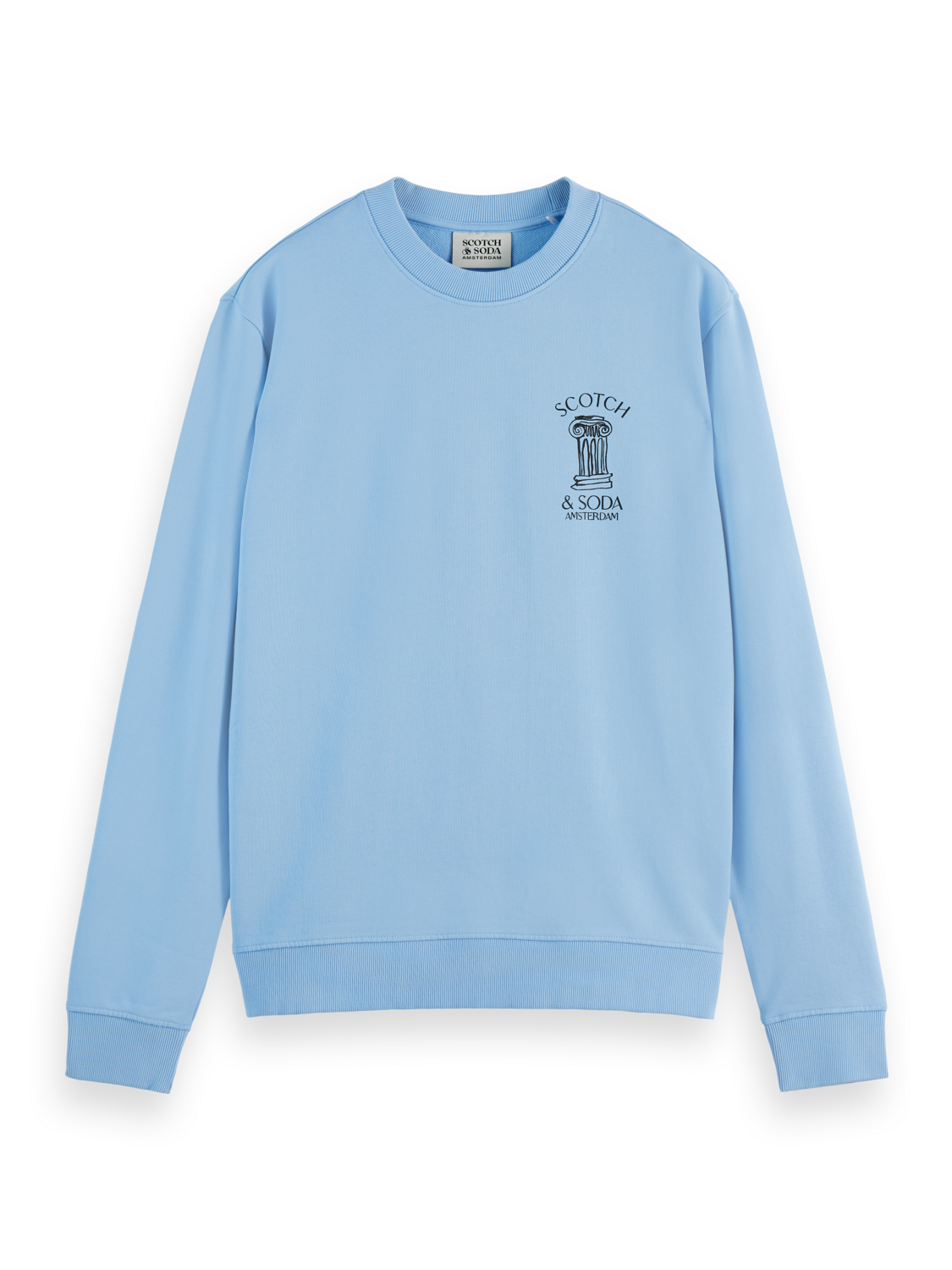 Sweat-shirt à motif de colonne
