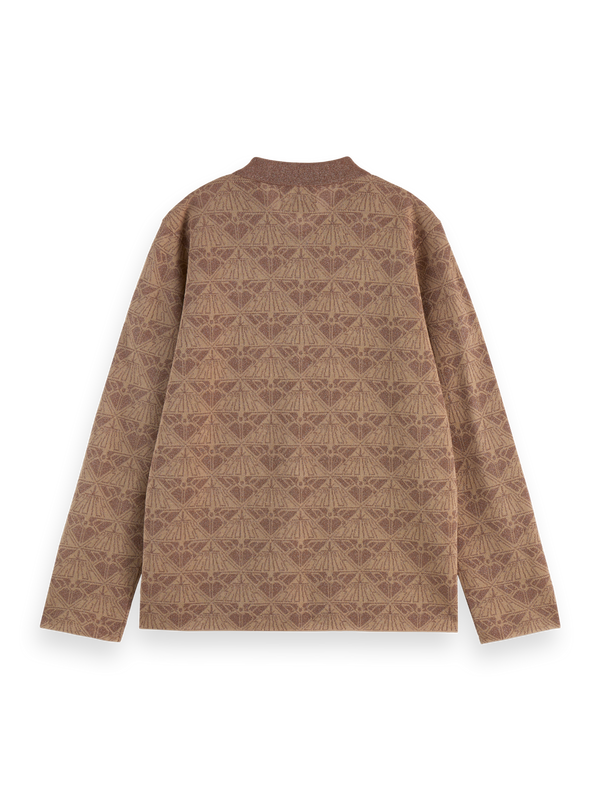 Monogram Jacquard Knit Jacket