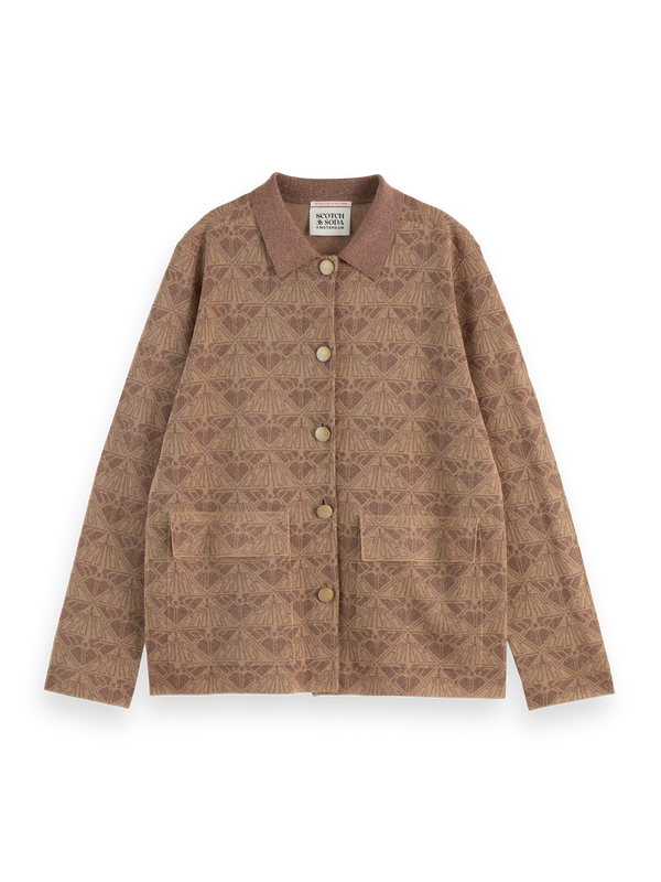 Monogram Jacquard Knit Jacket
