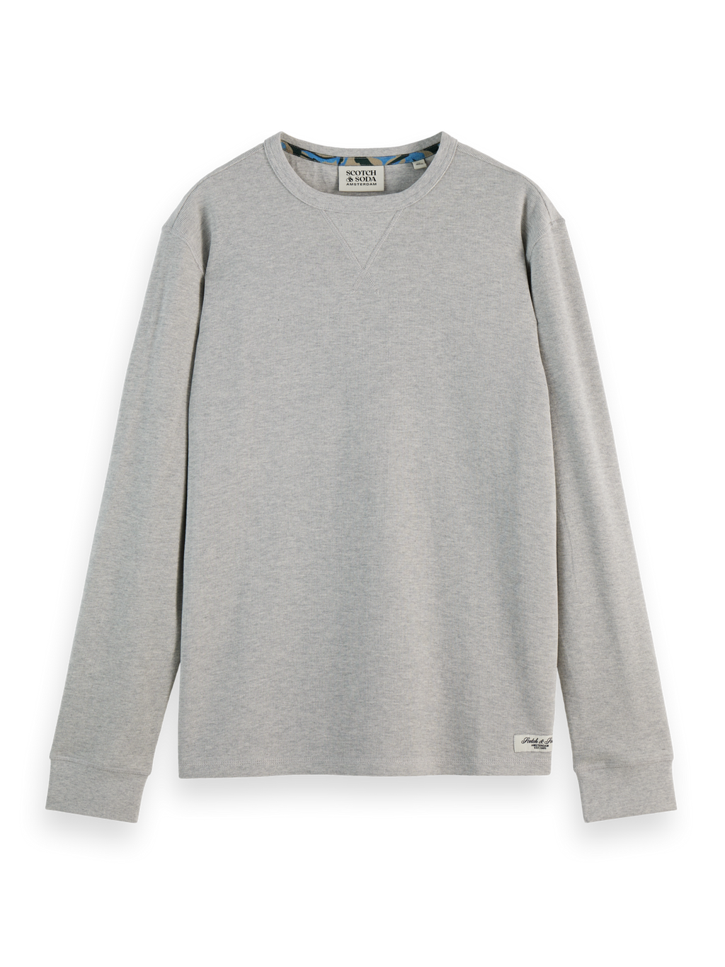 Regular Fit Waffle Long Sleeve T-Shirt