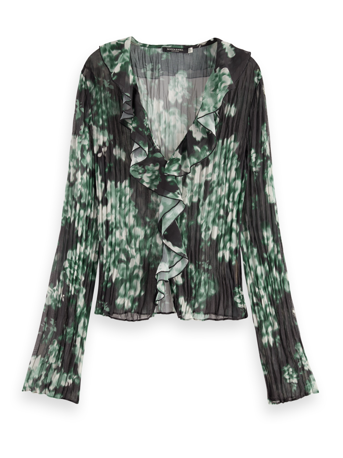 Floral Printed Ruffle Top