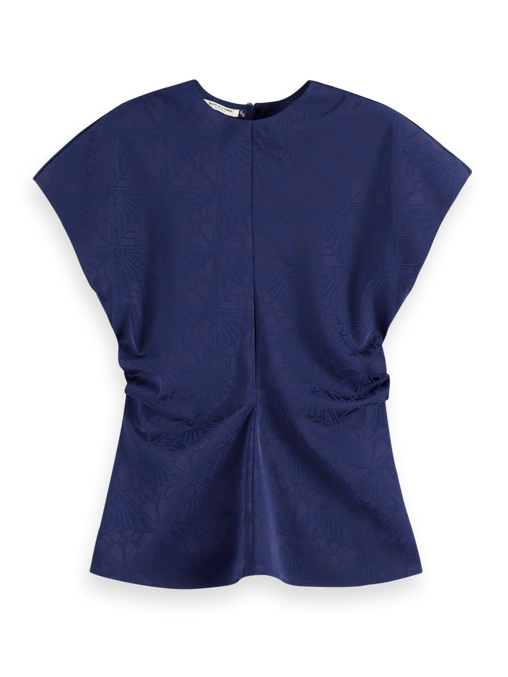 Satin Jacquard Top