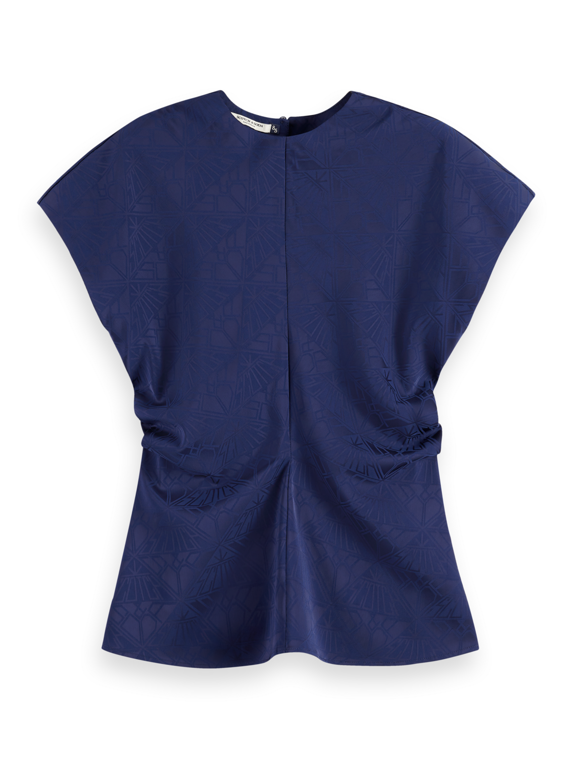 Satin Jacquard Top