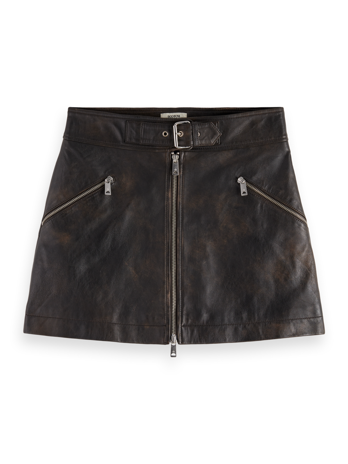 Leather Mini Skirt