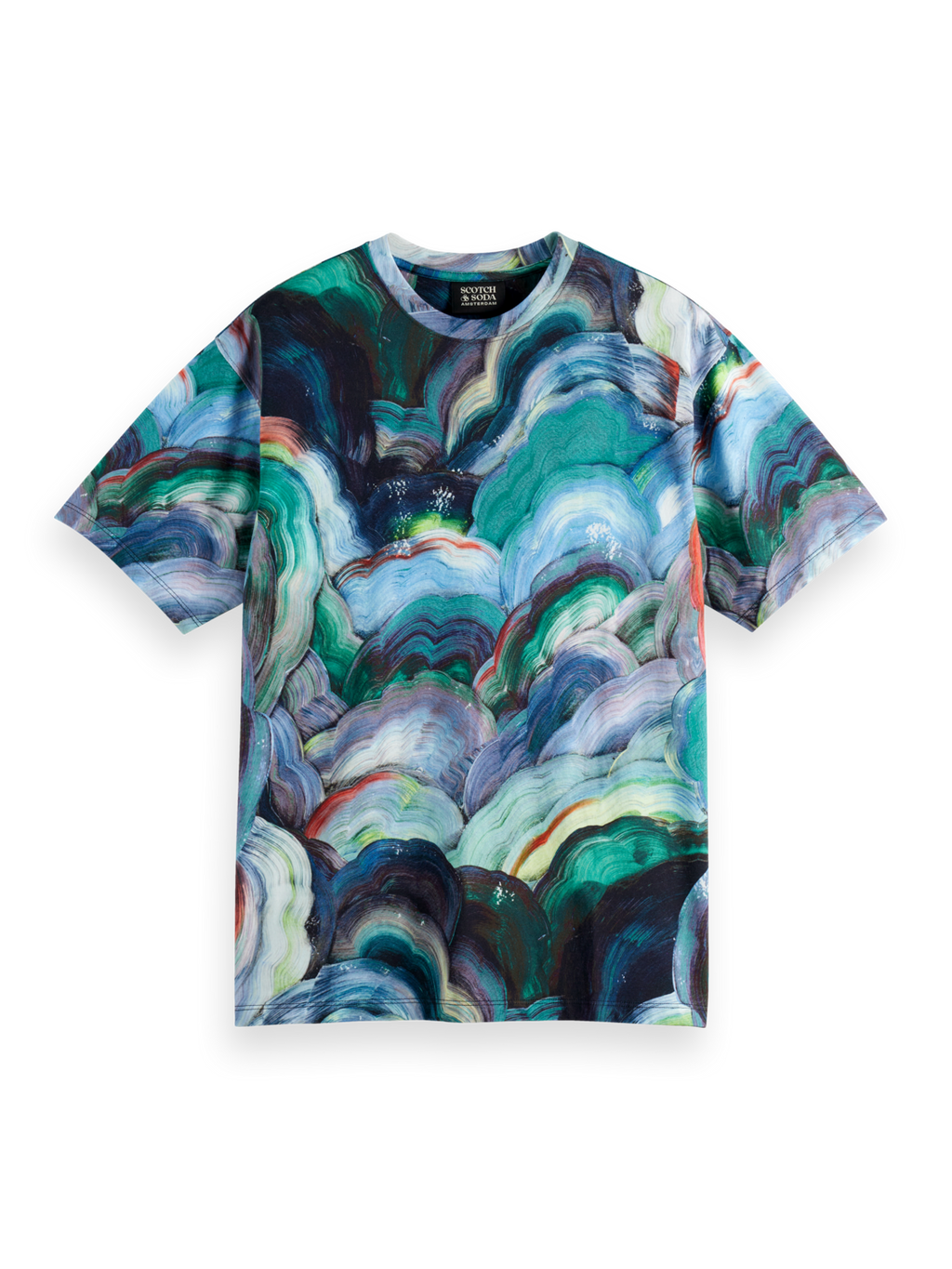 Abstract Print Relaxed Fit T-Shirt
