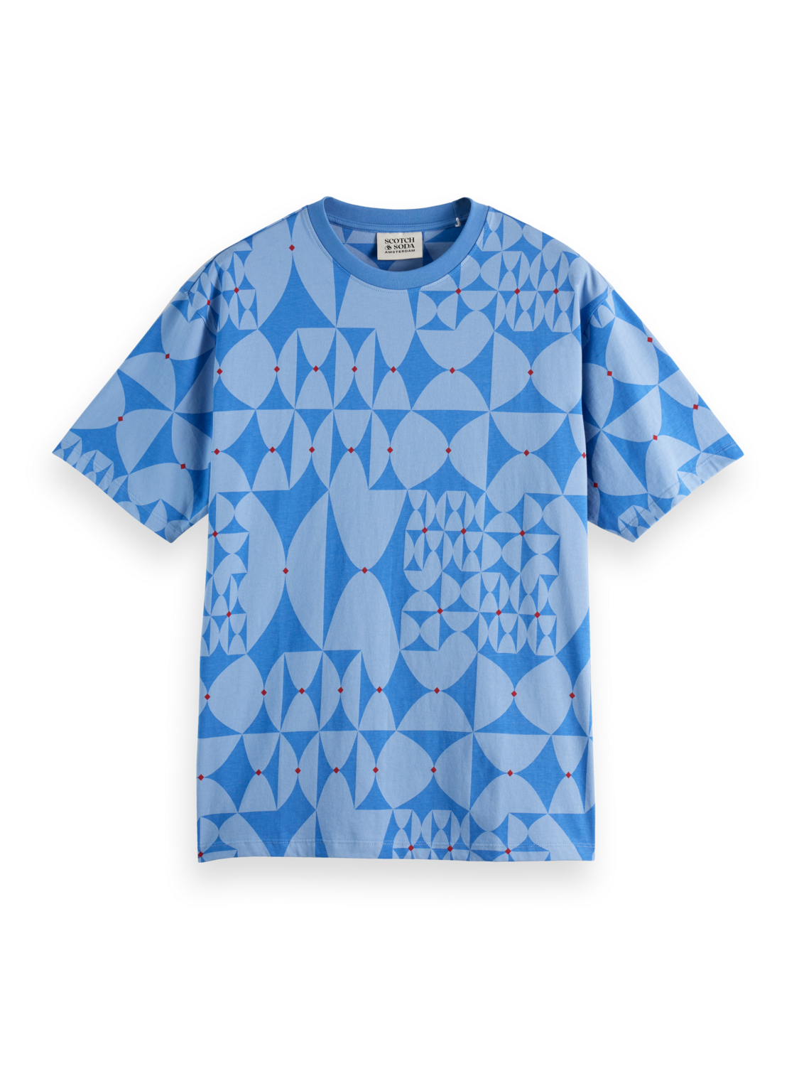 Diamond Print Relaxed Fit T-Shirt