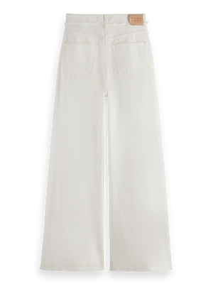 The Wave Wide Leg Jeans | Faded White