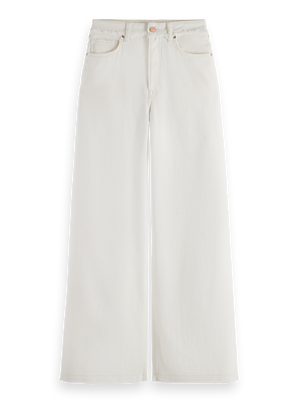 The Wave Wide Leg Jeans | Faded White
