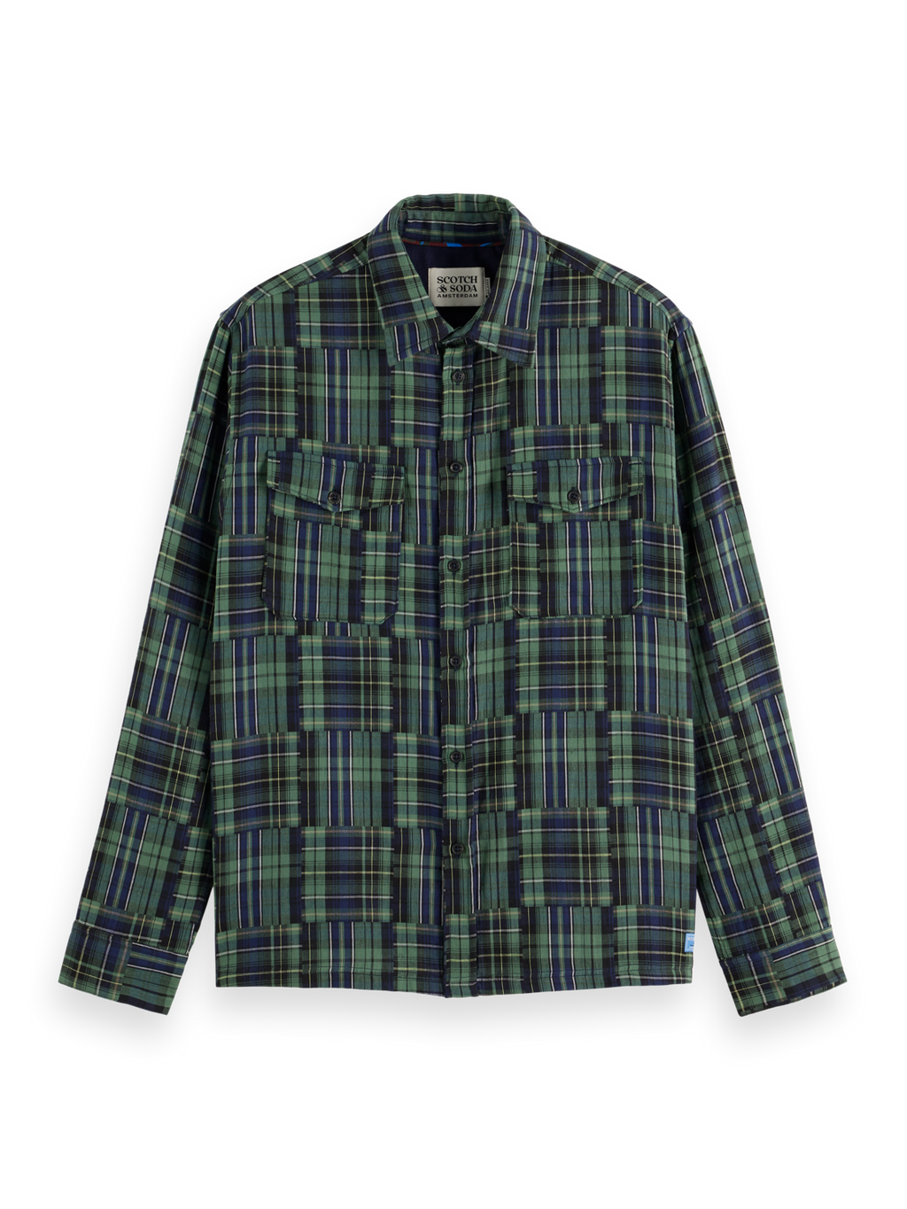 Relaxed-Fit Patchwork Shirt
