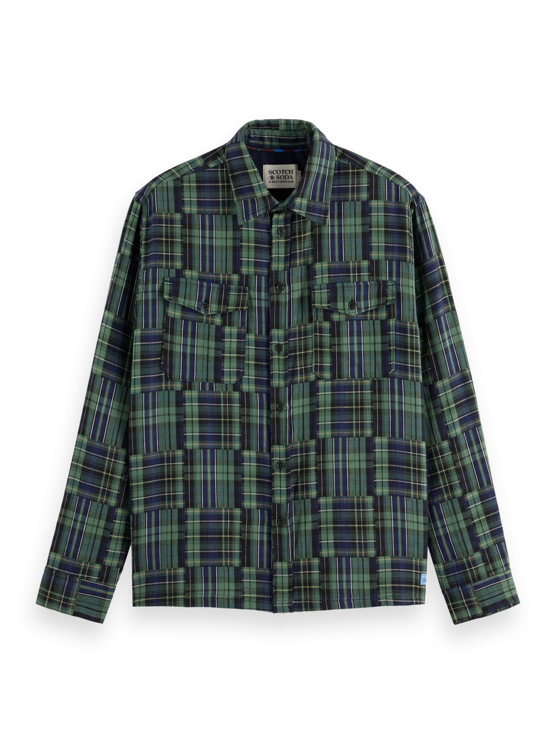 Relaxed-Fit Patchwork Shirt