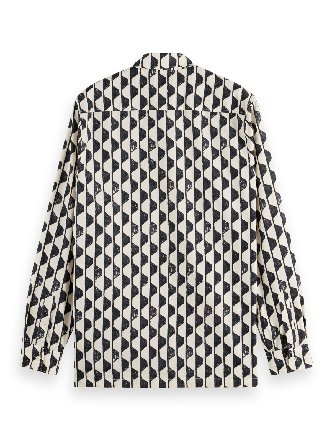 Regular-Fit Geometric Print Shirt
