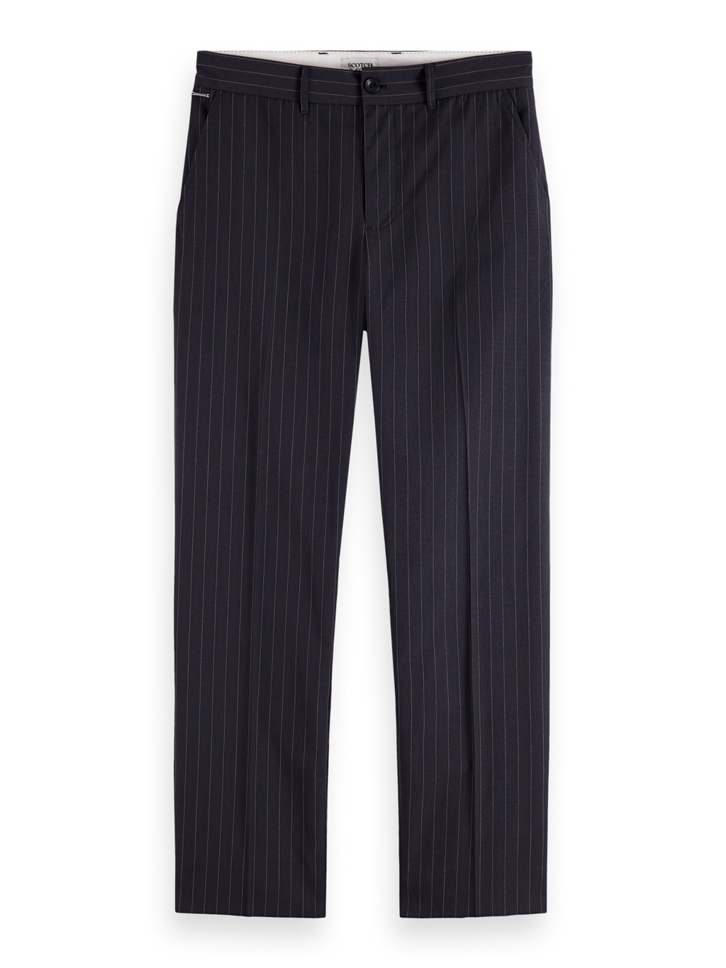 Straight Fit Tailored Pinstripe Chino