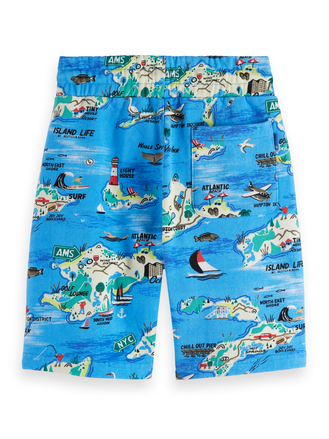 Boys' Hampton Printed Sweatshort
