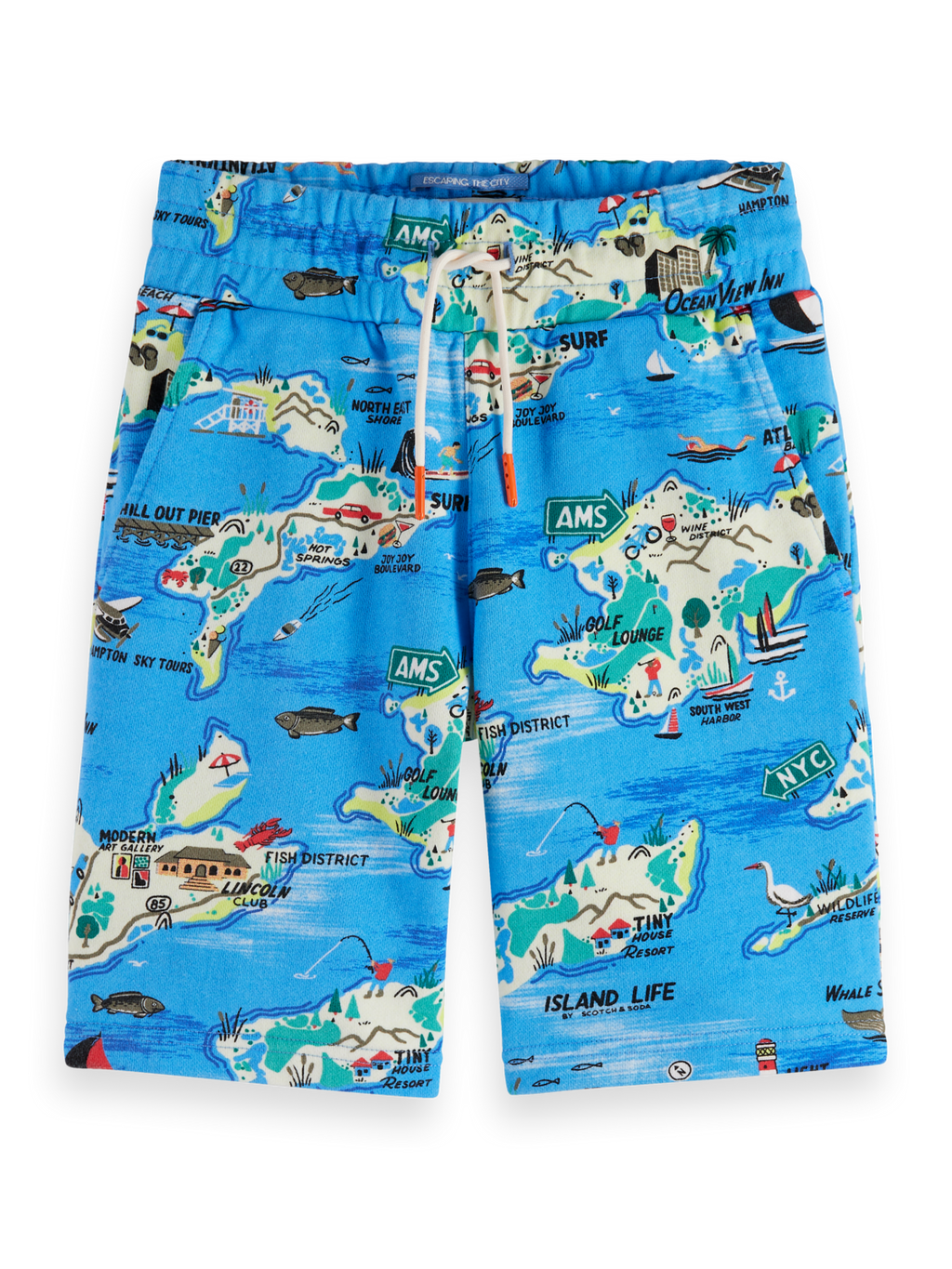 Boys' Hampton Printed Sweatshort