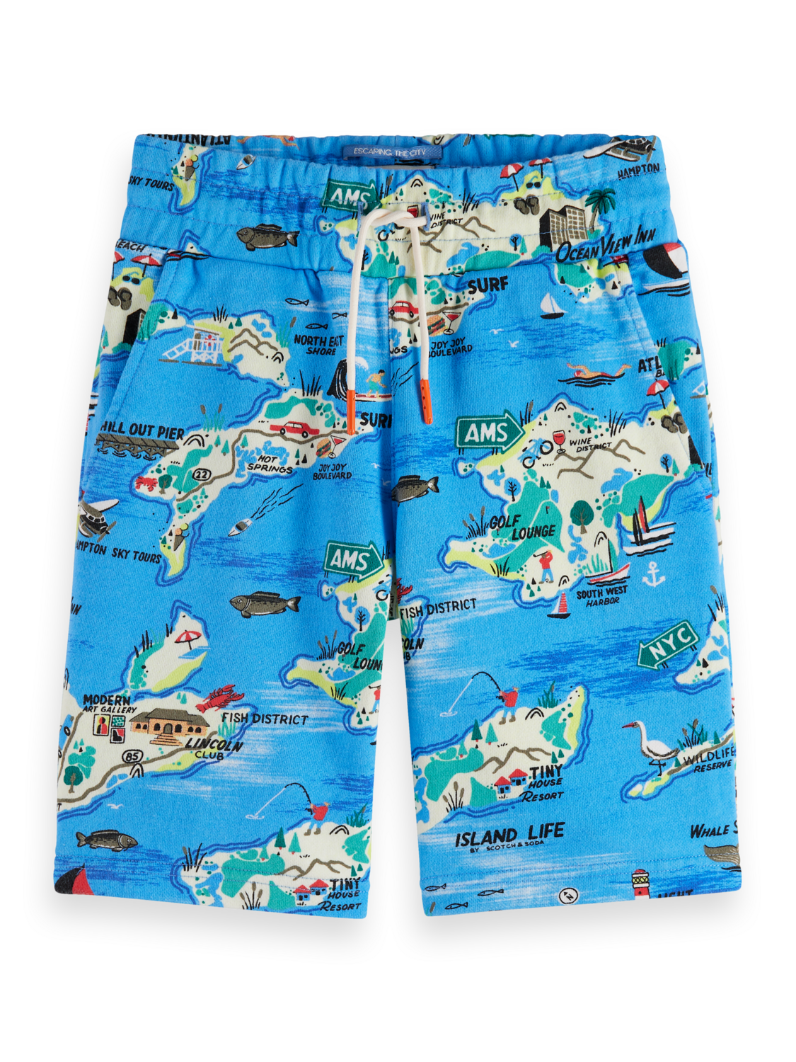 Boys' Hampton Printed Sweatshort