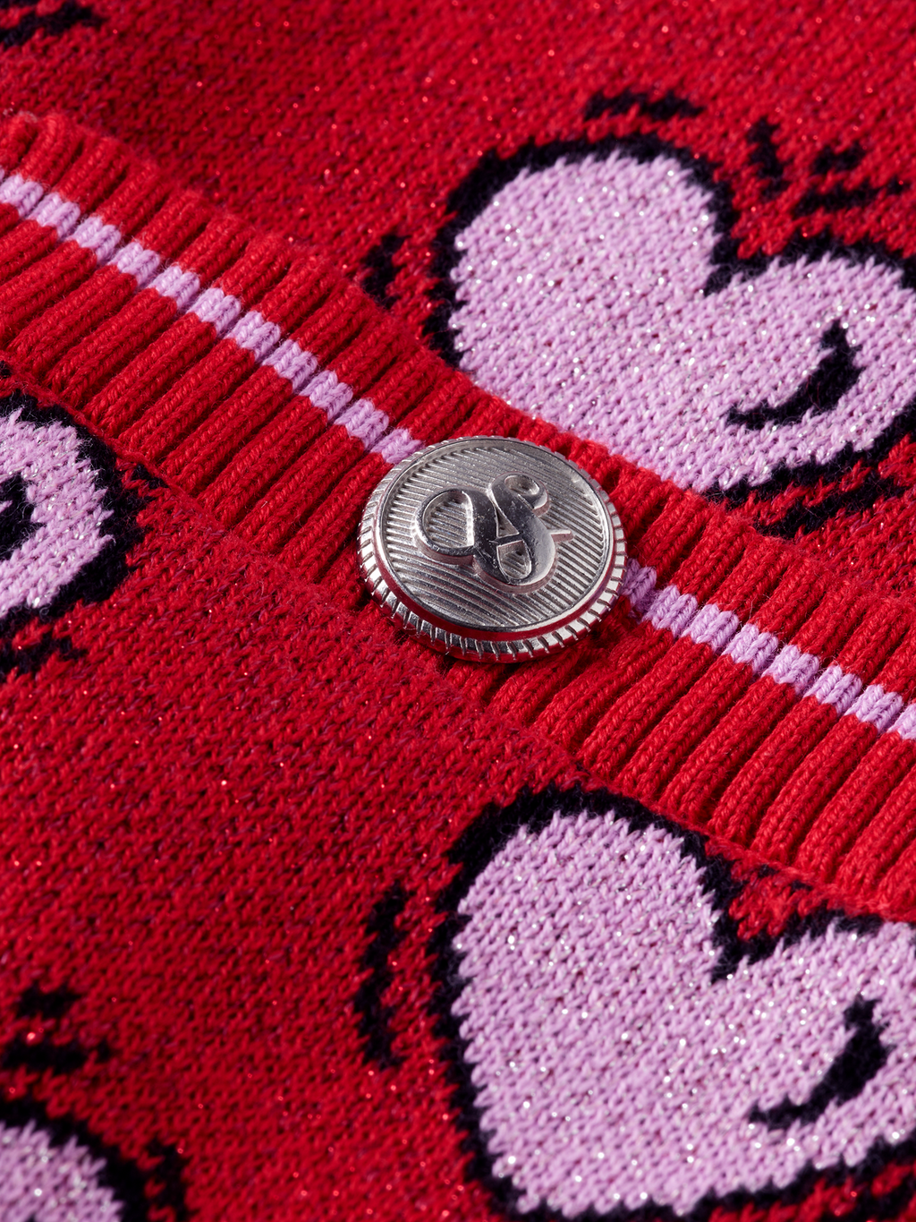 Scotch & Soda x Burton Morris Heart Printed Cardigan