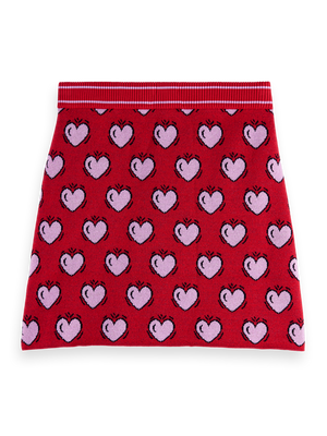 Scotch & Soda x Burton Morris Heart Printed Skirt