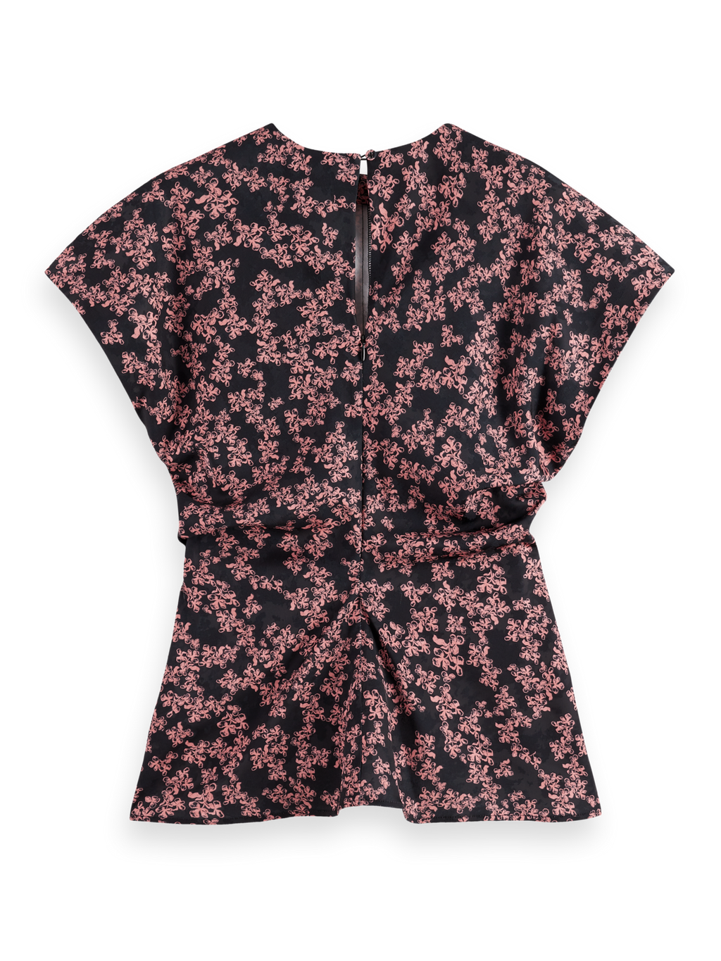 Satin Jacquard Top