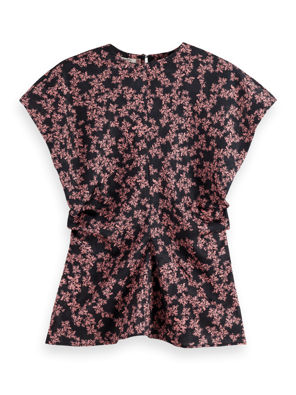 Satin Jacquard Top