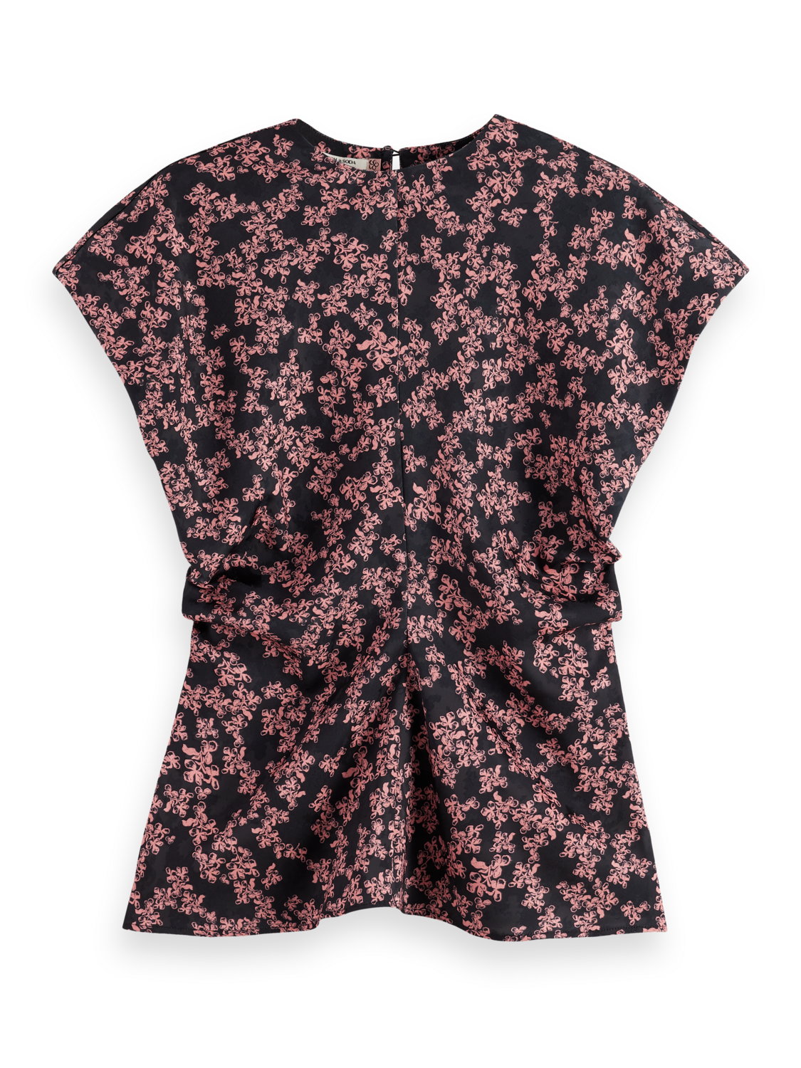 Satin Jacquard Top