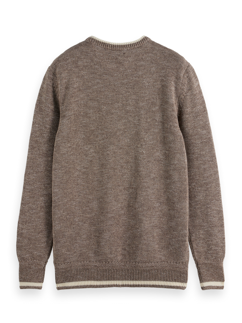 Regular Fit Melange Crewneck Pullover