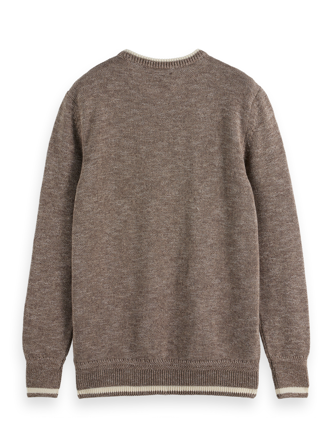Regular Fit Melange Crewneck Pullover