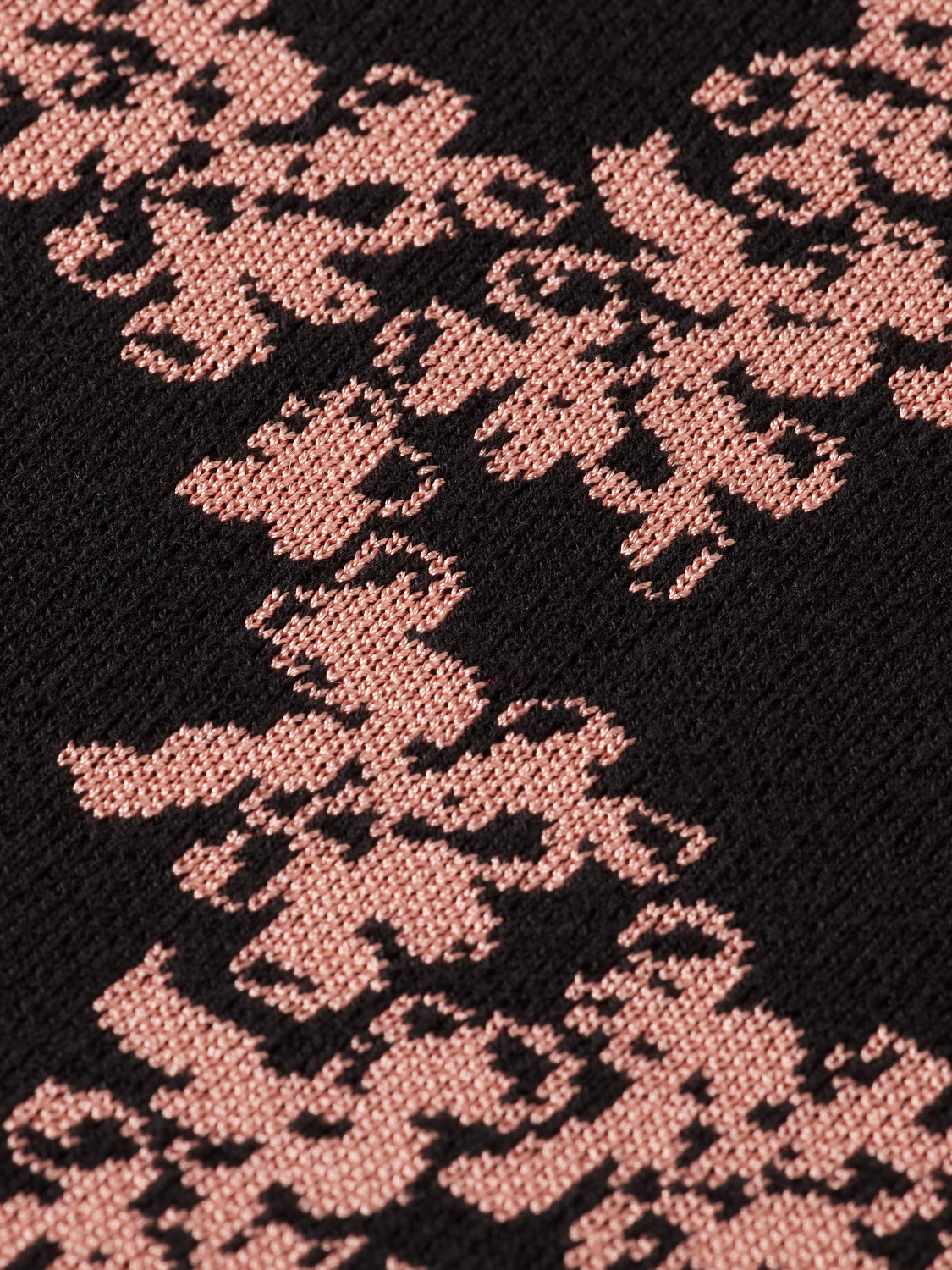 Floral Jacquard Relaxed Pullover