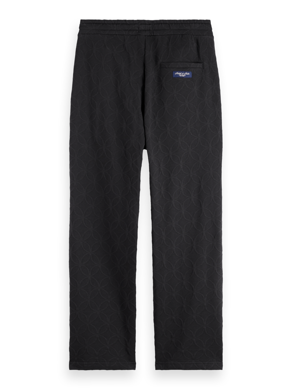 Jacquard Terry Relaxed Straight Fit Sweatpant